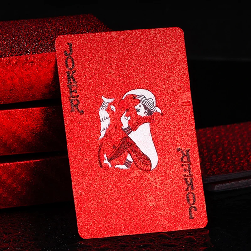 Playing Cards Plastic Red Dragon