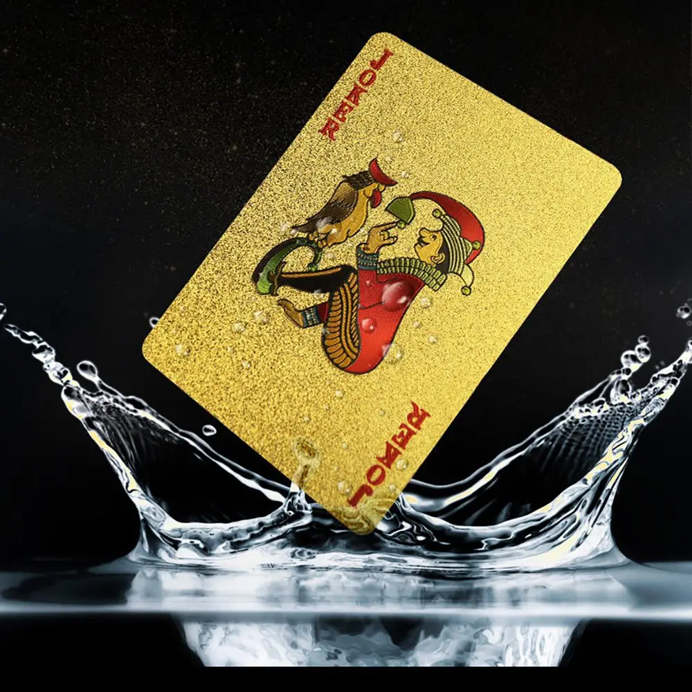 Playing Cards Plastic Gold Koi