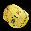 Playing Cards Plastic Gold Dragon