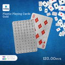 Playing Cards Plastic Silver Checker