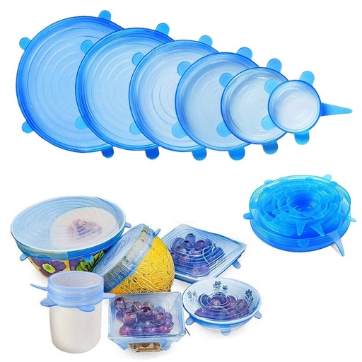 Silicone Stretch Lids 6PCS SET