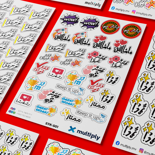 [STK-S01] Sticker Badge - Assorted